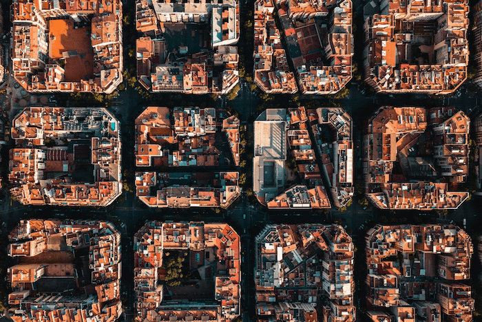 Immeubles vu du ciel