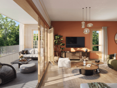 Salon appartement projet immobilier